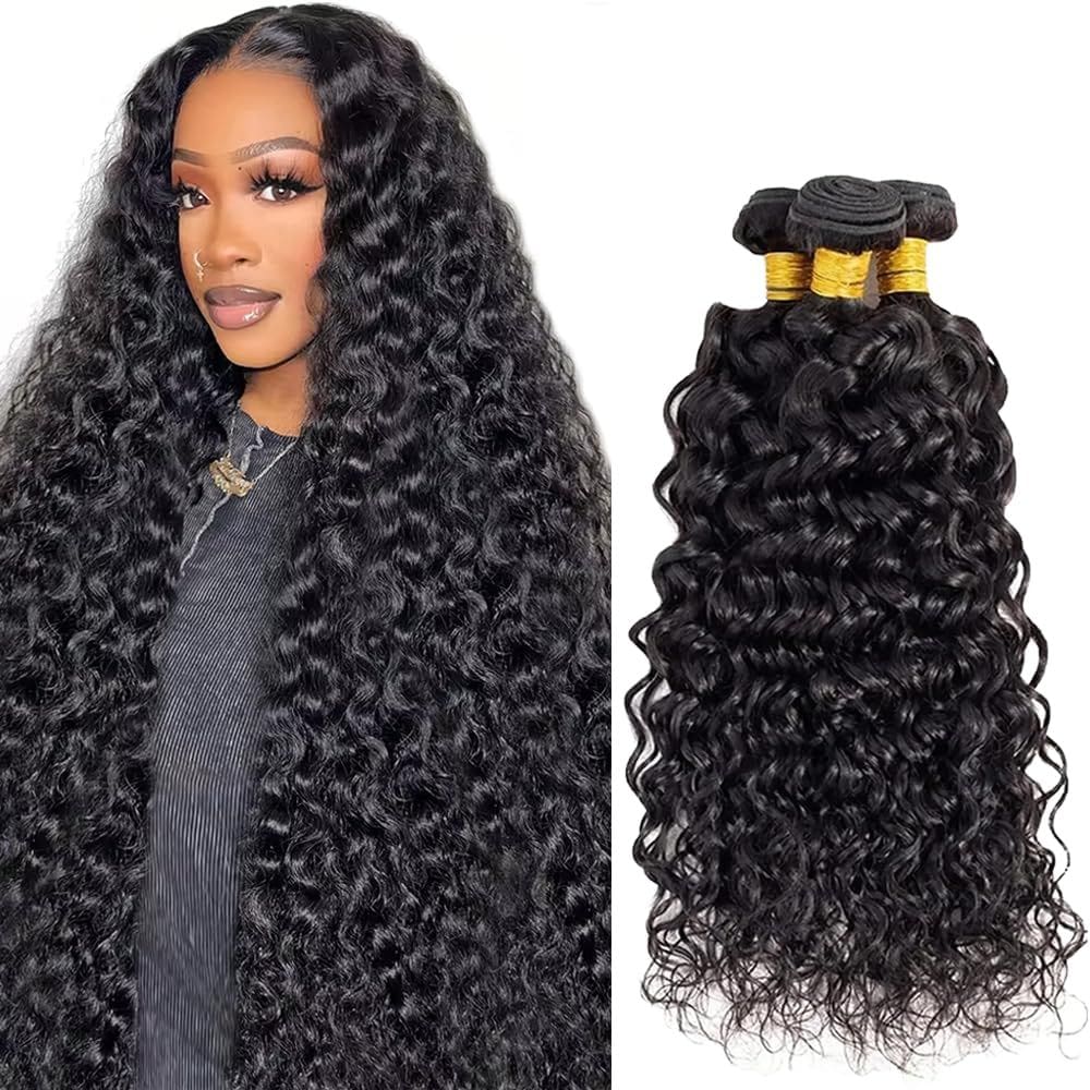 Pacotes de cabelo YOUNGHANN Water Wave Brazilian Virgin 3x35cm
