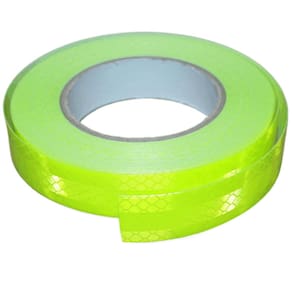 Fita reflexiva tuyrchu verde fluorescente 2,5 cm x 20 m
