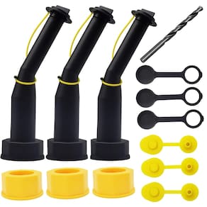Kit de substituição de bico de lata de gás Deelink Leakproof, pacote com 3