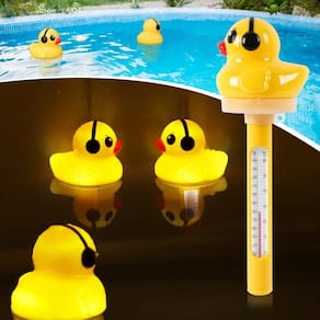 Termômetro de piscina flutuante LanBlu Solar Duck Water