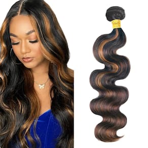 Pacotes de cabelo Fridnae P1B/30 Body Wave 34cm de cabelo humano