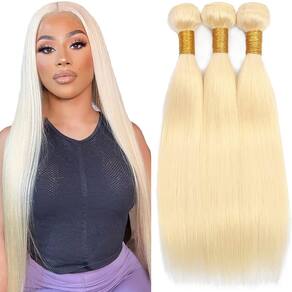 Pacotes de cabelo Biottihair Blonde 613 Straight 50 55 60cm