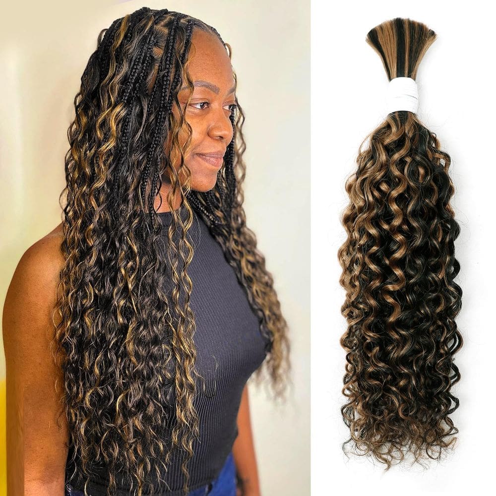 Liquido de cabelo trançado Water Wave Curly 1B/30 100g 22in