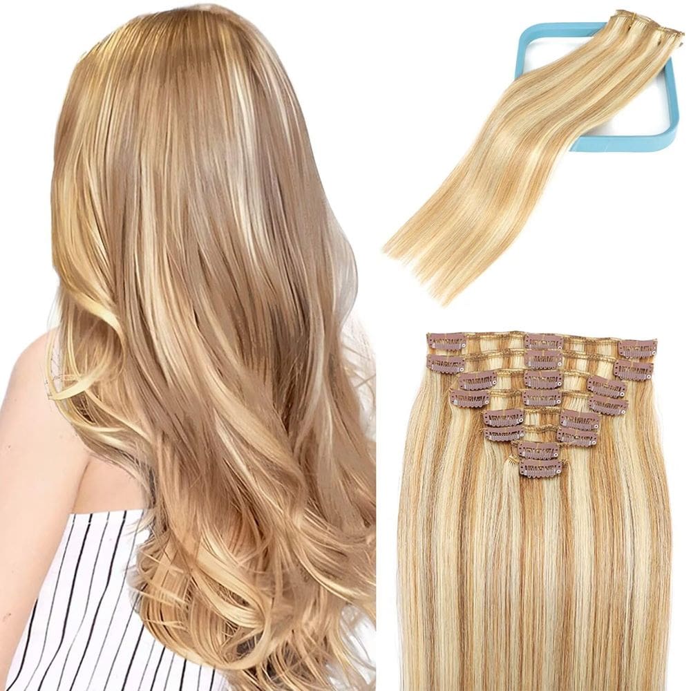 Extensões de cabelo Clip In Lorien Real Human Hair 18cm 80g