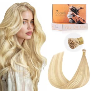 Extensões de cabelo DOORES I Tip Human Hair 18 polegadas 50g/50s