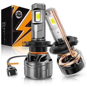 Faróis de neblina Auxbeam 2025 F18 Series H7 22000LM, pacote com 2