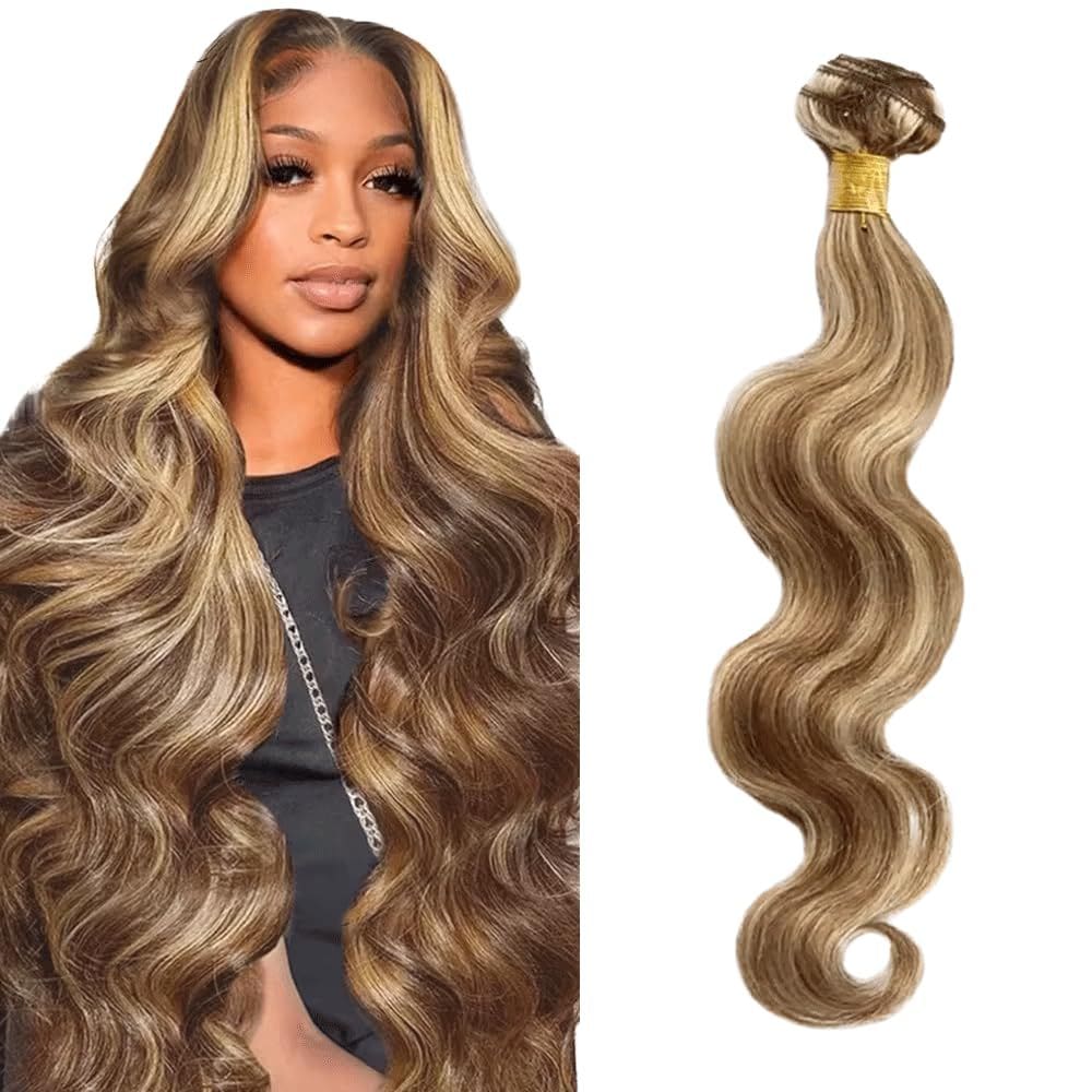 Pacotes de cabelo Fridnae P4613 Ombre Body Wave 32" Chocolate Brown