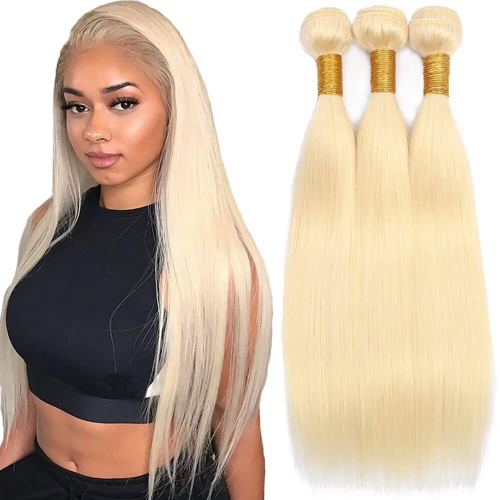 Pacotes de cabelo Biottihair Blonde 613 Straight 35 40 45cm