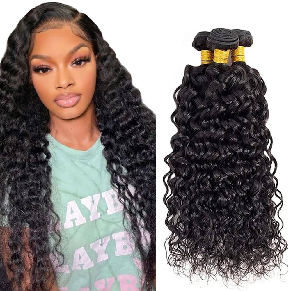 Pacotes de cabelo YOUNGHANN Water Wave Brazilian Virgin x3 40cm
