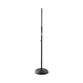 Suporte para microfone OnStage MS7201B Base redonda preta