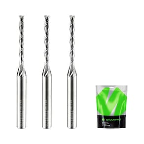 Broca de roteador SHARPRO Extra Long Spiral Upcut 3 mm Haste 32 mm