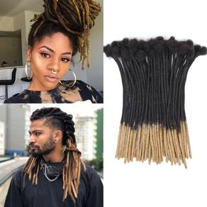 Dreadlock Extensions Vecago 50 Strands 0,4 cm 100% cabelo humano