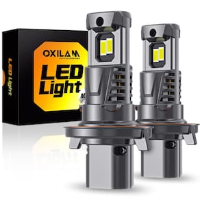 Lâmpadas de neblina branca OXILAM H13 9008 6500K (pacote com 2)
