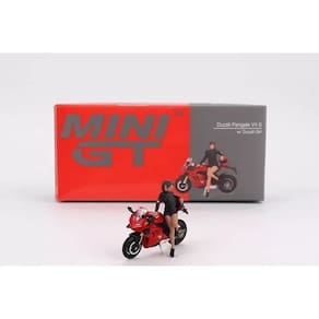 Motocicleta modelo TSMMODEL Mini GT Ducati Panigale V4 S 1:64