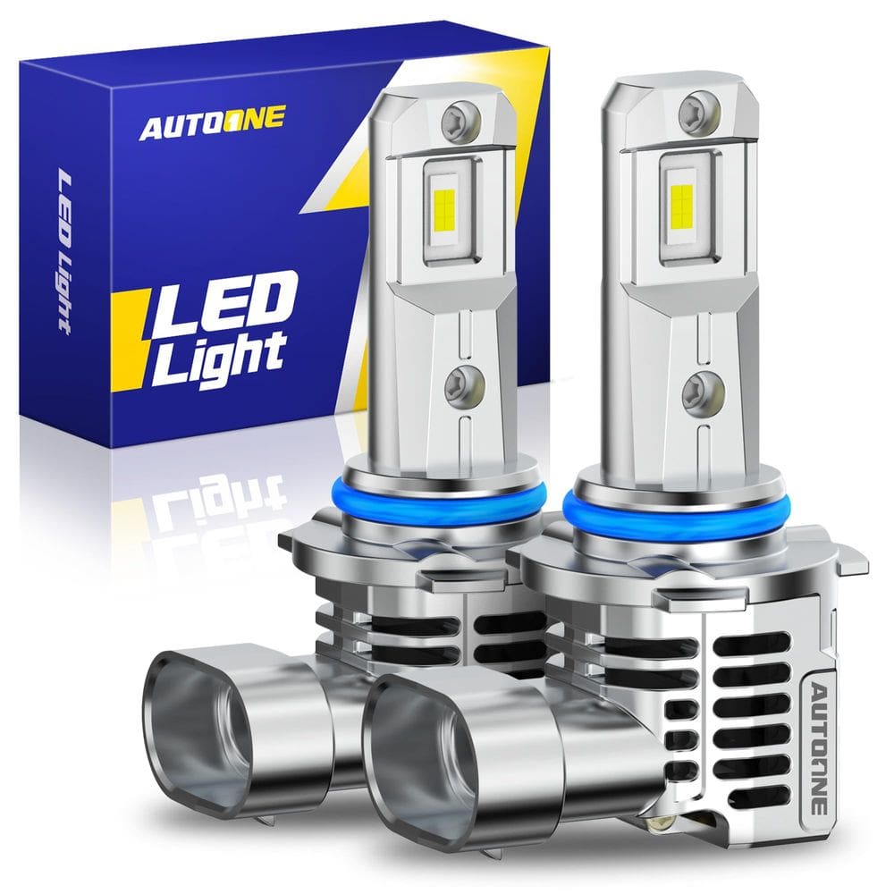 Lâmpadas de faróis de neblina AUTOONE 9006/HB4 6000K Cool White (pacote com 2)