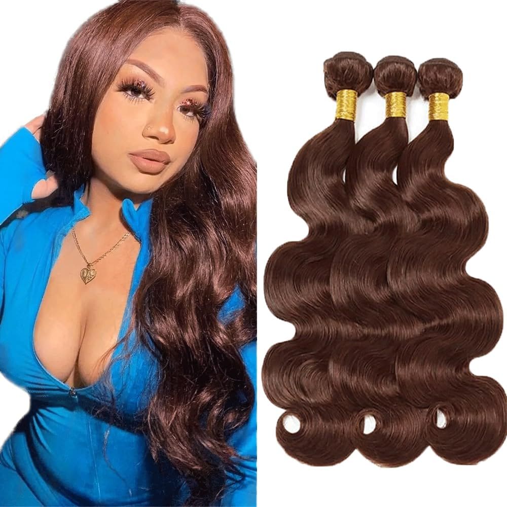 Pacotes de cabelo Raivide Dark Brown Body Wave 8A Brazilian