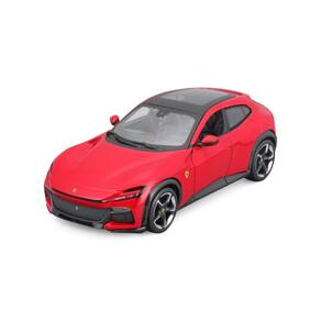 Carro modelo em escala Bburago Ferrari Purosangue SUV 1/24 Vermelho 3+