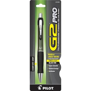Caneta de gel PILOT G2 Pro de ponta fina recarregável e retrátil