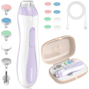 Cortador elétrico de unhas para bebês ODIFORGOO 15 em 1 com luz LED