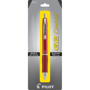 Tinta preta recarregável e retrátil Gel Pen Pilot G2 Limited
