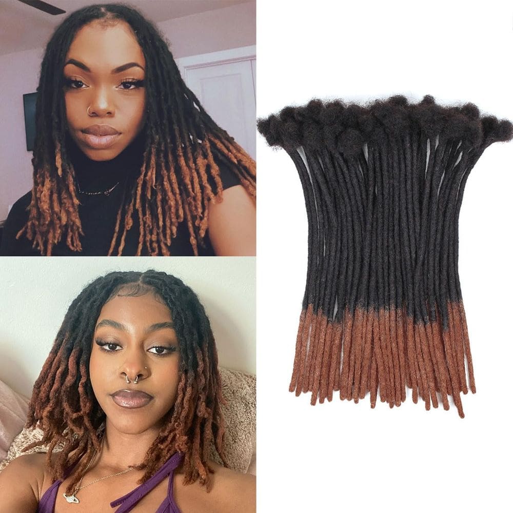 Dreadlock Extensions Vecago 50 Strands 0,4 cm 100% cabelo humano