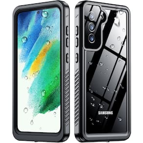 Capa de telefone SPIDERCASE impermeável com protetor de tela para Samsung Galaxy S21 FE 5G