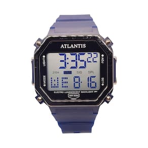 Relógio Atlantis Digital Esportivo Quadrado Resistente 5atm