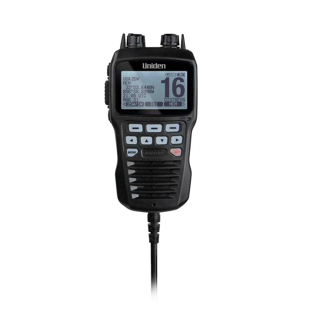 Microfone remoto Uniden UMRMIC BK para rádios VHF marinhos UM725