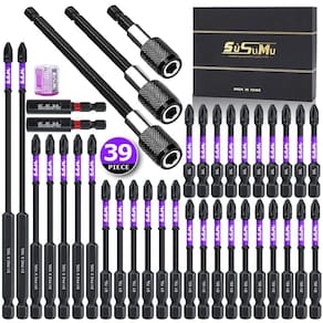 Conjunto de chaves de fenda SUSUMU 39 unidades de fosfato D1 roxo preto