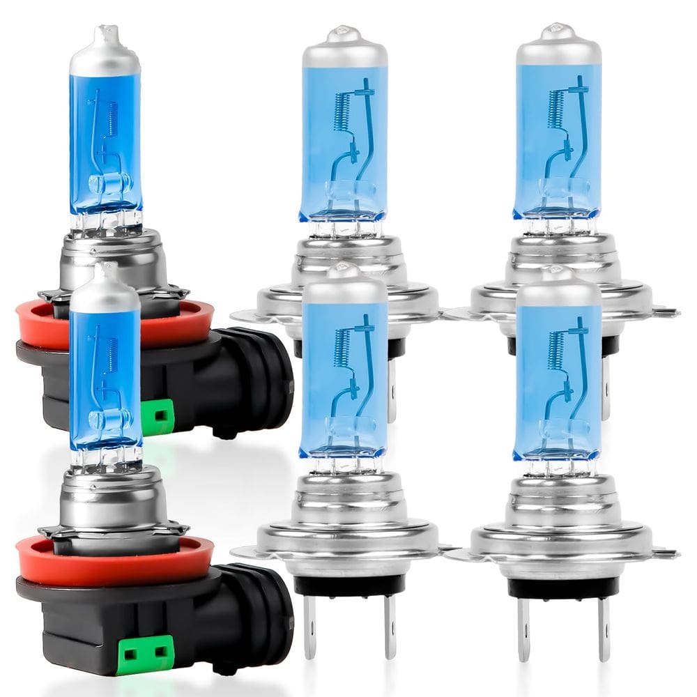 Lâmpadas de farol LIAOSENFA adequadas para Sonata (2011-2014) H7 x2 + H11 x2