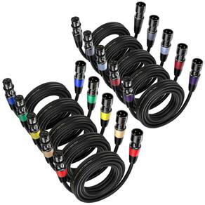 Cabos XLR EBXYA, pacotes de 3 m, 10 - Cabo DMX balanceado premium