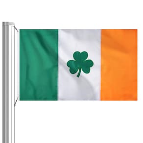 Bandeira A-ZCOVER Bandeira irlandesa Irlanda Shamrock 150x240cm Nylon