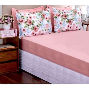 Jogo De Cama Lençol Garden 03 Peças Casal Queen Buque