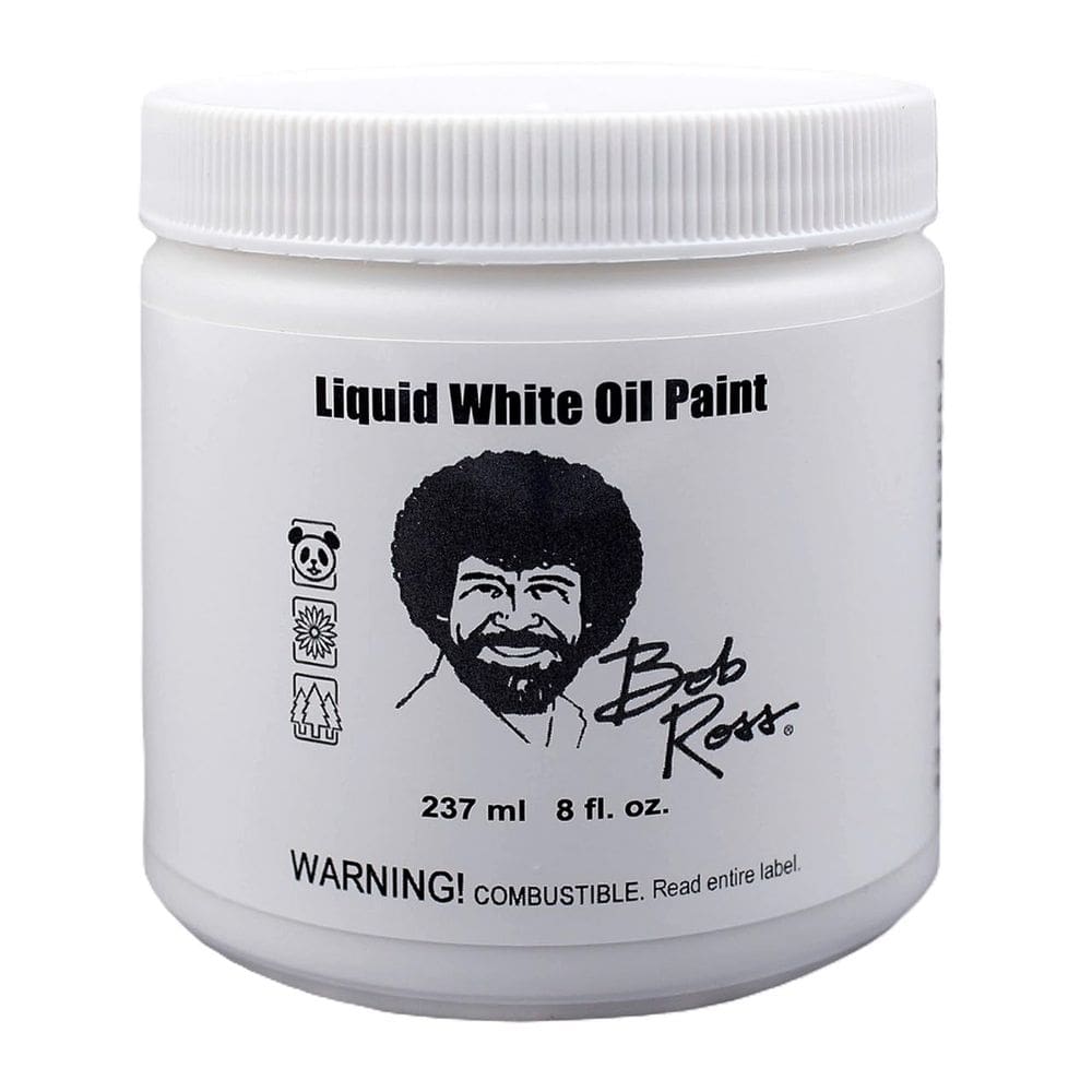 Frasco de 237 ml de tinta a óleo Bob Ross Liquid White