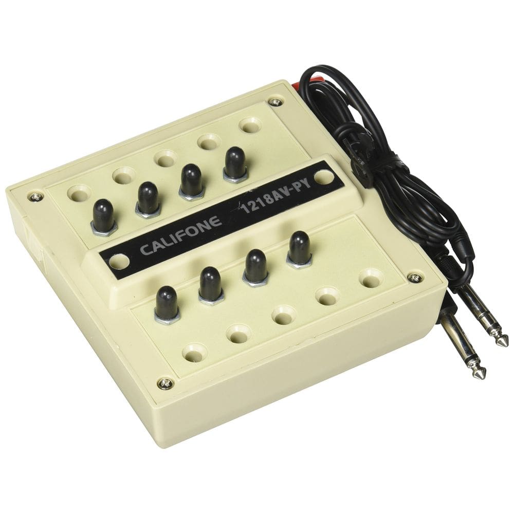 Jackbox Califone 1218AVPY Monofônico de 8 posições com Ctrl de volume