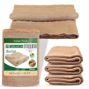 Tecido de serapilheira FIBEUSION 40 x 15 pés - fibra de juta natural
