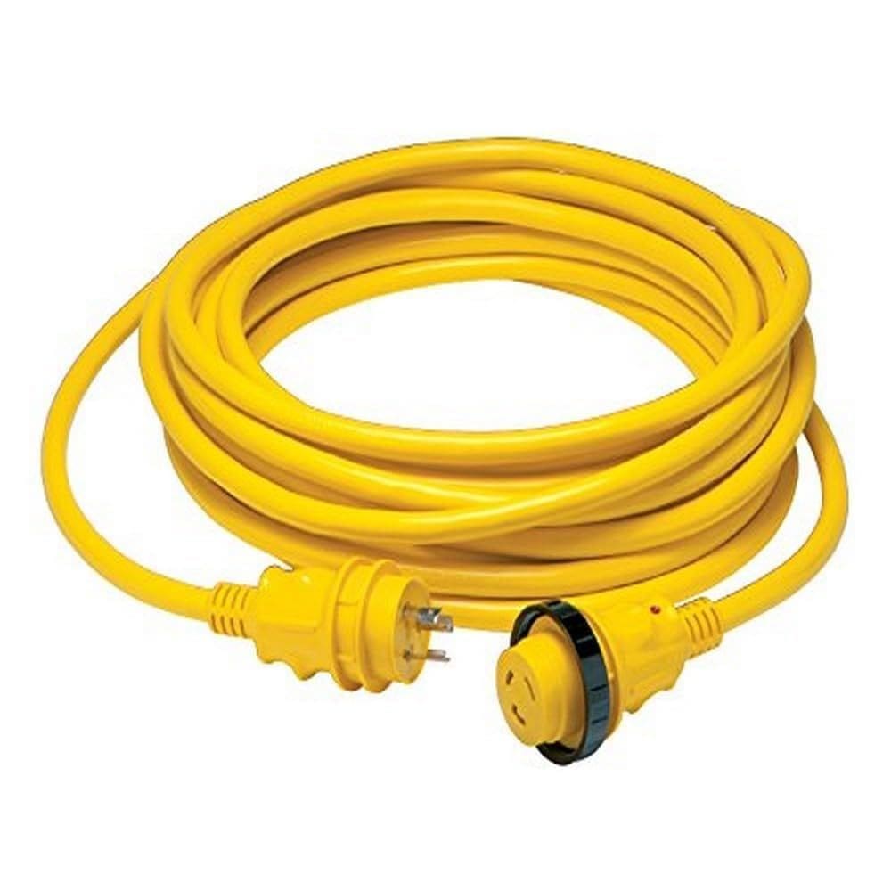Conjunto de cabos Marinco 35SPP 30A 125V 10m Amarelo