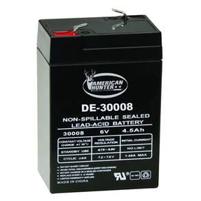 Bateria Recarregável American Hunter 6V 4.5Ah