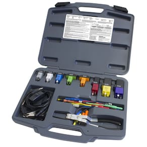 Conjunto de saltos de teste de relé Lisle 69300 com 8 jumpers e kit de cabos de teste