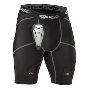 Compression Short Shock Doctor Youth Hockey com copo BioFlex