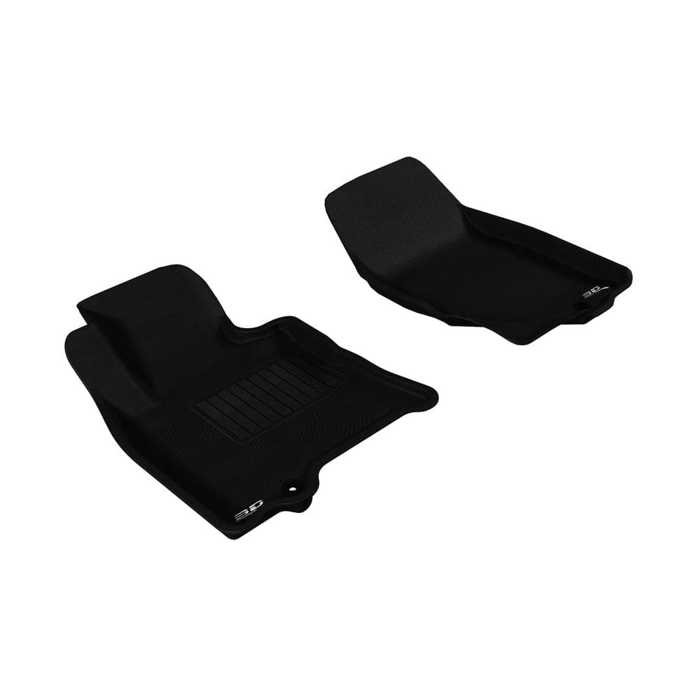 Tapete de chão 3D MaxPider Kagu preto para Infiniti QX70 2014-2017