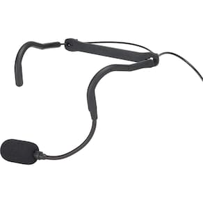 Microfone de ouvido de fitness Samson QEx Black