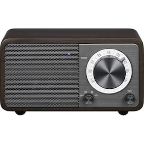 Alto-falante Bluetooth Sangean WR-7DK Armário de madeira com rádio FM