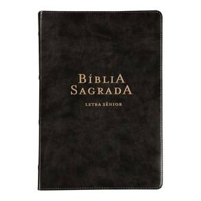 Bíblia Nvi, Letra Sênior, Couro-Soft Preto, Leitura Perfeita