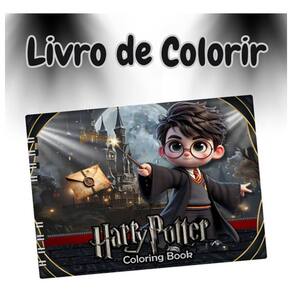 Livro De Colorir Harry Potter Estilo Bobbie Goods Capa Dura