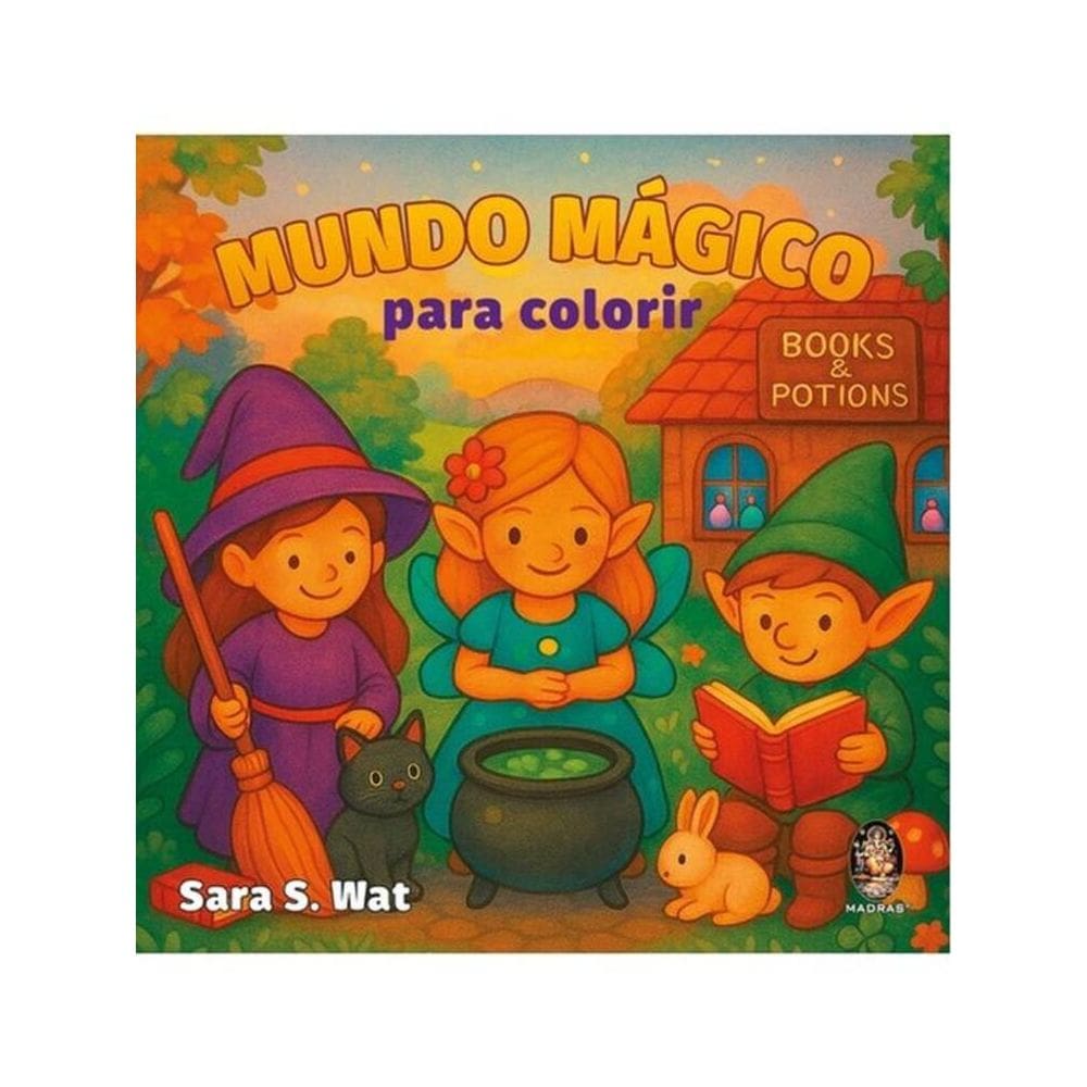 Mundo Mágico Para Colorir