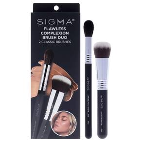 Pincel Duo SIGMA Tez impecável F82 Redondo Kabuki F64