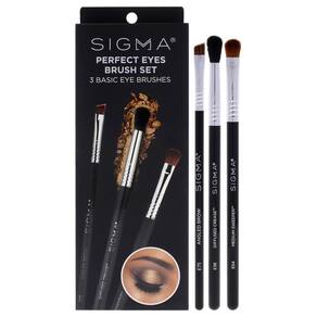 Conjunto de pincéis SIGMA Perfect Eyes 3 unidades para mulheres