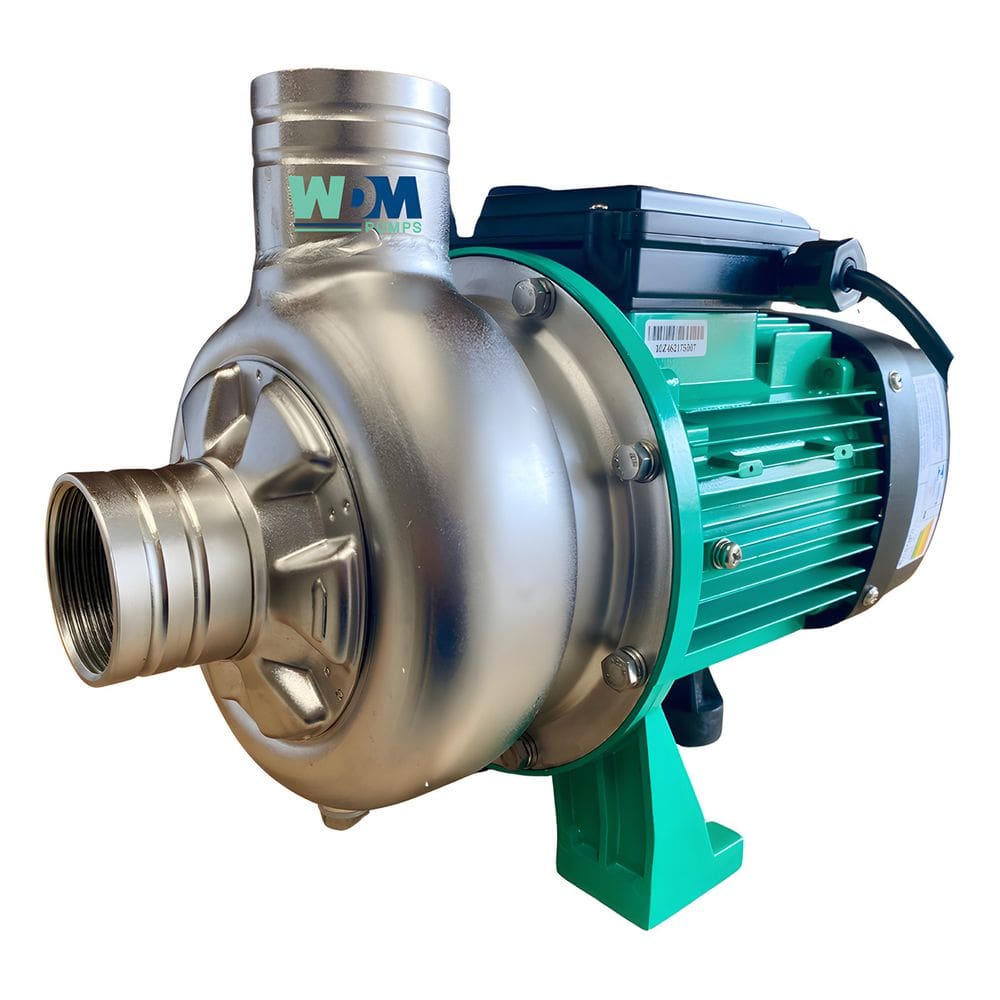 Motobomba Centrífuga Alta Vazão 1 Cv Rotor Semiaberto Selo Viton