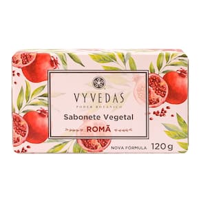 Sabonete em Barra Vegetal Vyvedas Romã 120g